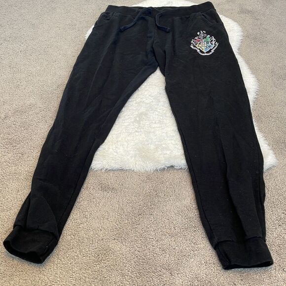 Harry Potter Sweat Pants Black Women Size Large - Picture 4 of 8